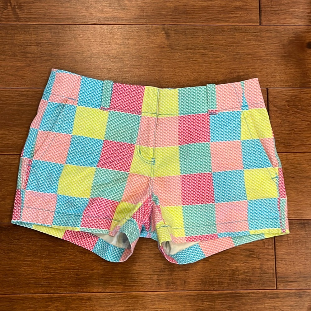 Vineyard Vines Preppy Patchwork Shorts Size 2